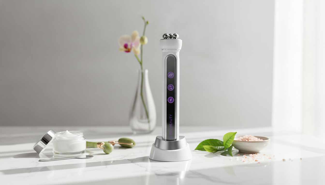 RF Microcurrent Roller: At-Home V-Line & Skin Tightening