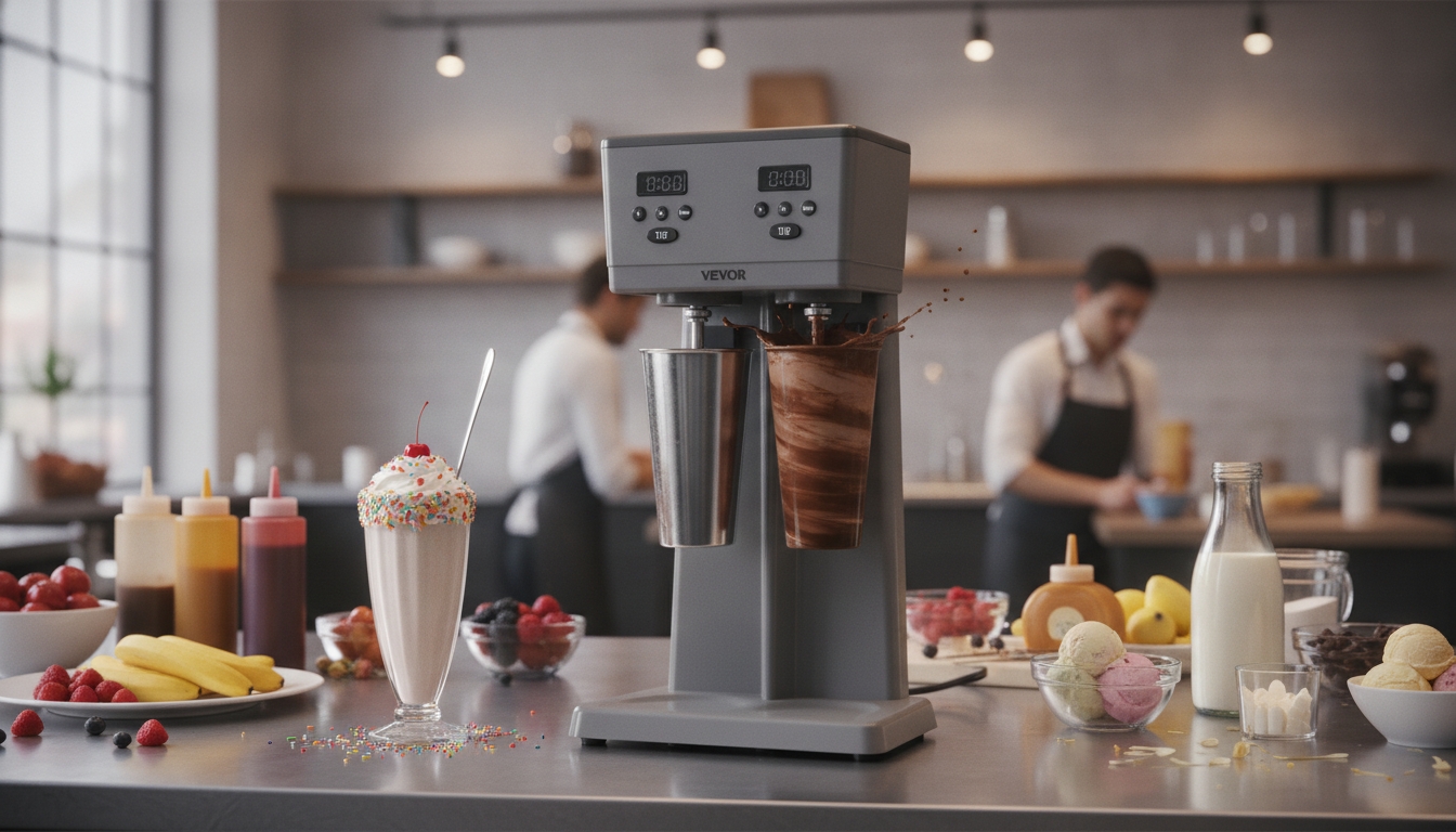 Dual-Head Commercial Milkshake Mixer: Speed, Texture Tips